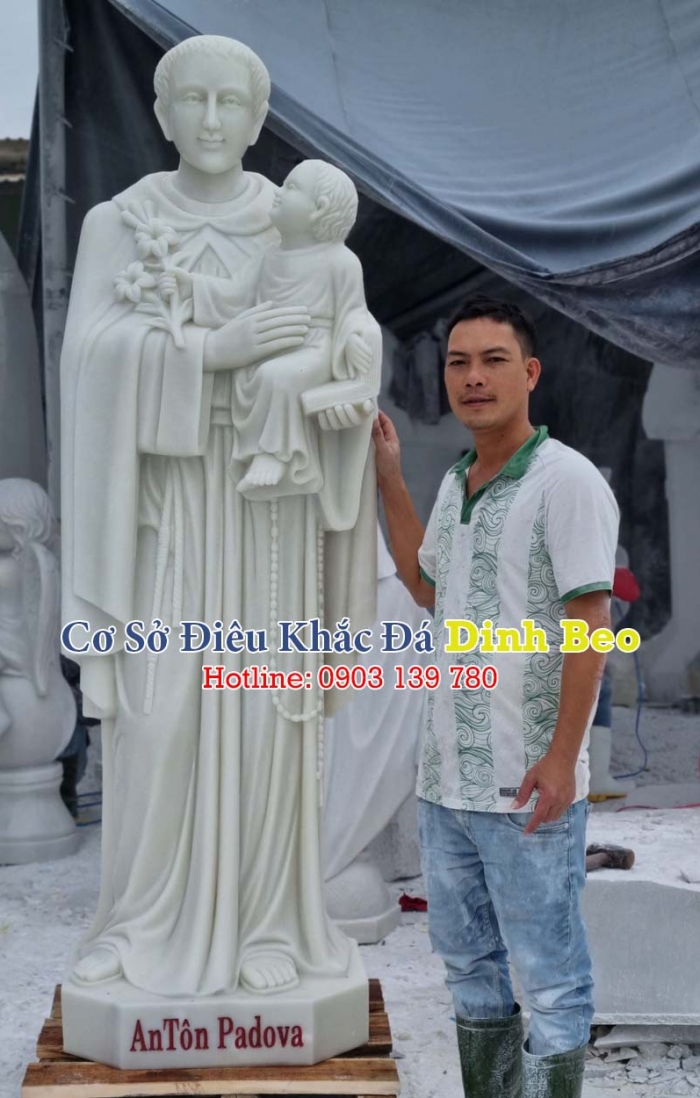 Tượng đá Thánh Anton - Đá Dinh Beo